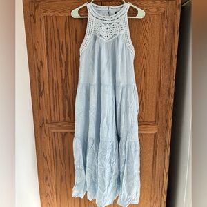 Light Blue Sleeveless Dress